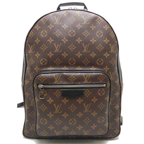 Louis Vuitton Josh NV Rucksack Backpack Monogram Macassar Brown - Picture 1 of 8